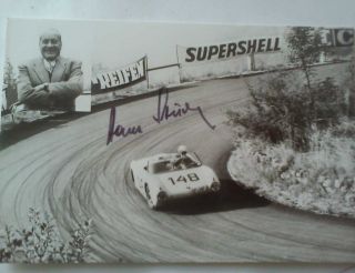 Hans Stuck Autogramm Karte Original handsigniert Motorsport der