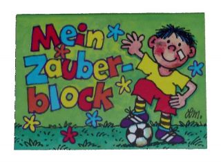 LUTZ MAUDER Zauberblock Fußball A7 10,5x7,5cm NEU