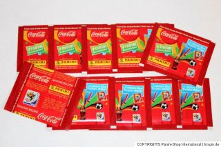 Panini WC WM 2010 South Africa – 10 Tüten packets bustine sobres