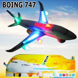 Elektrisches Flugzeug BOING747 Kinder Spielzeug SUPER GESCHENK LED