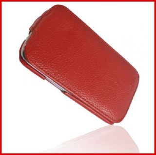 Bullcase Flip Style Handy Tasche Leder Rot Für Samsung Galaxy S3