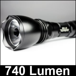 MTE M3 2I CREE MCE LED 740 Lumen Taschenlampe 18650 Ak.