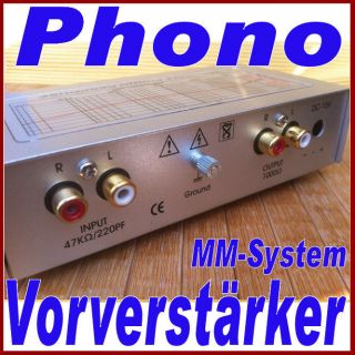  Vorverstaerker f MM Systeme Dynavox TC 750 Verstaerker silber Preamp