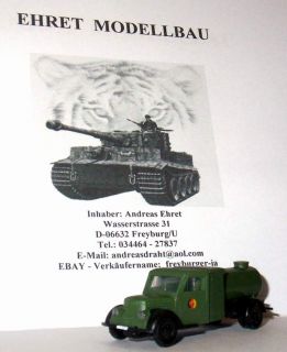 DDR LKW Garant NVA Tankwagen in 187 HO BeKa Neu