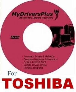 Toshiba Satellite 2530CDS Drivers Recovery Restore DISC