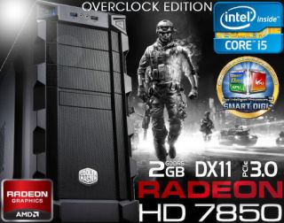 Gamer PC Intel I5 3570 K @ 4x4.500 Mhz AMD Radeon 7850 2048 MB USB 3.0