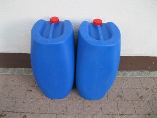 60 Liter gebraucht Kanister Wasserkanister FassTank 60 Liter blau