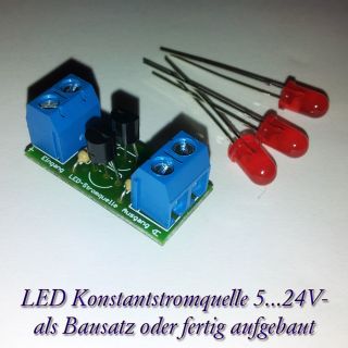 Bausatz   LED Konstantstromquelle, Step Down LED, 5 bis 24V DC