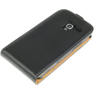 NEU Echt Leder Flip Case Etui Samsung Galaxy Ace 2 II i8160 Tasche