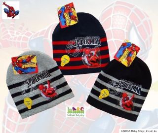 Super Marvel SPIDERMAN Wintermütze mit LICHT Mütze Gr 52, 54 cm. NEU