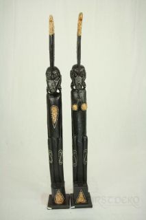 Afrikanische Massai Paar in toller Optik handgefertigte Holz