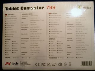 Jay tech Tablet Computer 799 4GB, WLAN, 17,8 cm (7 Zoll)   Grau