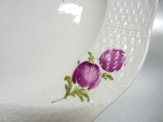 Antiker Meissen Porzellan Teller Blumen um 1800 Nr. 4430