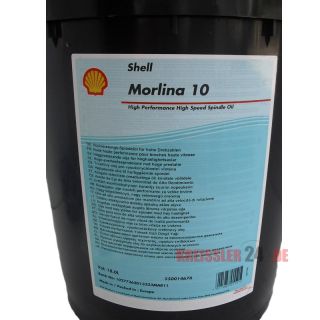 Shell Morlina Oil 10 18 Liter Maschinenschmieröl Öl