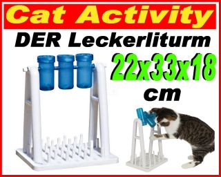 Cat Activity DER Leckerli Turm turn around Intelligenz Spielturm