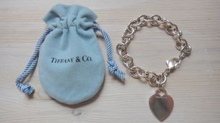 100% Original Tiffany & Co Heart Tag Herz Armband Bracelet Silber