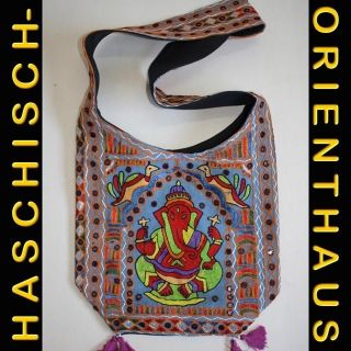 XL Schultertasche GANESH Tasche Indien Hippie Goa 12