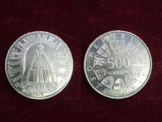 500 Schilling 825 Jahre Mariazell 1982 Silber