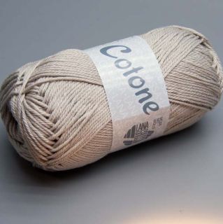 Lana Grossa Cotone 026 pearl grey 50g Wolle