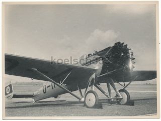 Foto Flugzeug Doppelleitwerk Tiefdecker Flieger Kennung Luftwaffe WW2