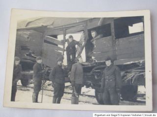 Fotoalbum Eisenbahn Panzerzug 26 Partisanen Bekämpfung Panzer Zug
