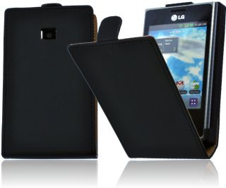 Premium Handy Tasche für LG E400 Optimus L3 Flip Case Schutzhülle