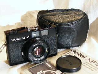 Rollei XF 35 Kleinbildkamera / 35 mm camera, Zeiss Sonnar 2.3/40 mm