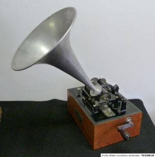 Antiker Phonograph Thomas Alva Edison