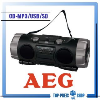 Radiorecorder CD,,USB,SD AEG Ghettoblaster SRP4335