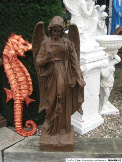 Engel Grabengel 111 cm Lebensgroß Figur Deko Garten Rost