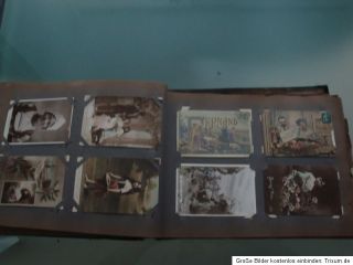 Alte Postkarten Ansichtskarten ca 500 Stück Album vor 1945