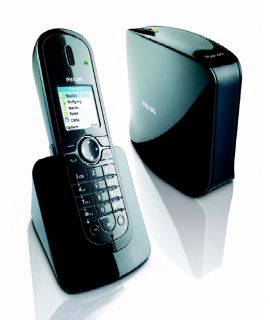 Philips VOIP841 DECT 6.0 Cordless Skype & Landline Phone No PC