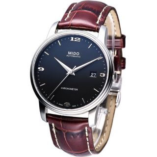 MIDO Baroncelli Automatic COSC Watch Black M0104081605110 Brown