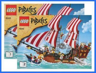 LEGO BAUANLEITUNG 6243 Pirate Piratenschiff Bounty 1542