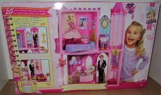 Barbie Traumschloss W5538 Prinzessinnen Akademie Schloss mit Möbeln