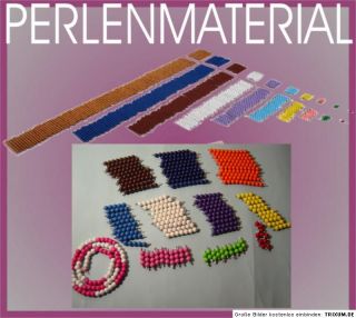 Montessori Material Perlenmaterial Multiplikation Rechnen Addition