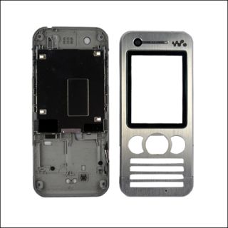 Sony Ericsson W890i Cover   Gehäuse   Silber / Swap