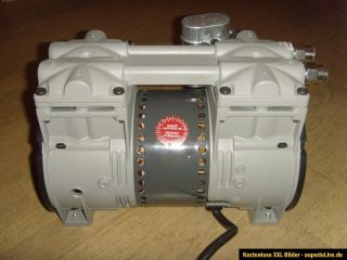 Doppel Kolben Kompressor, Vakuumpumpe 4296 l/h, +14 bar,  890 mbar