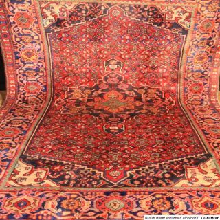 Selten Schöner Antiker Handgeknüpfter Perser Teppich Echter Bidjar