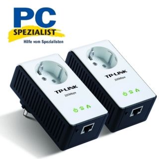 TP Link Powerline Starter Kit AV200+ TL PA251KIT bis zu 200MBit *NEU