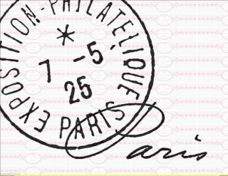 Paris Poststempel  Nostalgie NO. 881 Vintage Transfer French