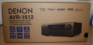 Denon AVR 1612 5.1 AV Receiver 3D, HDMI, 5x 120 Watt, UKW /MW Tuner