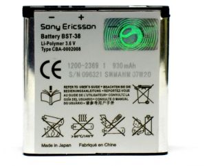Original Sony Ericsson Akku BST 38 C905 W995 C902 S312 Xperia X10 Mini