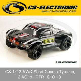 CS 1/18 4WD Short Course Tyronno, 2,4GHz  RTR  C10113