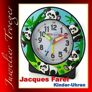 Jacques Farel Uhr Kinder Wecker ACOP888 Quarzwecker Pandabaer