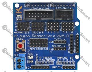 Neu SainSmart Sensor Shield V5 4 Arduino APC220 Bluetooth Analog
