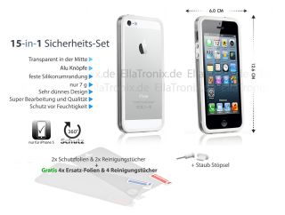 iPhone 5 TPU Silikon Case Schutz Hülle Cover Schale Bumper
