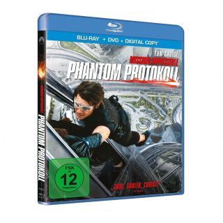 Mission Impossible 4   Phantom Protokoll * Blu ray + DVD + DC * NEU
