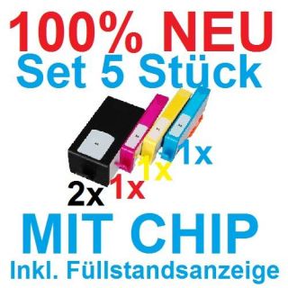 Set 5x XXL Ink Cartridge für HP 920XL Officejet 6000 6500 7000 7500 A