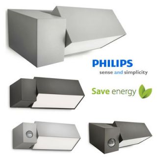 NEUHEIT Philips Aluminium Outdoor Wandleuchte Aussenlampe Ecomoods